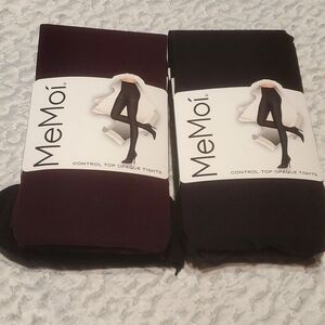 2/NEW  ME  MOI  CONTROL TOP OPAQUE TIGHTS
